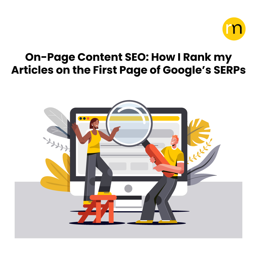 How to Rank Articles on Google first page