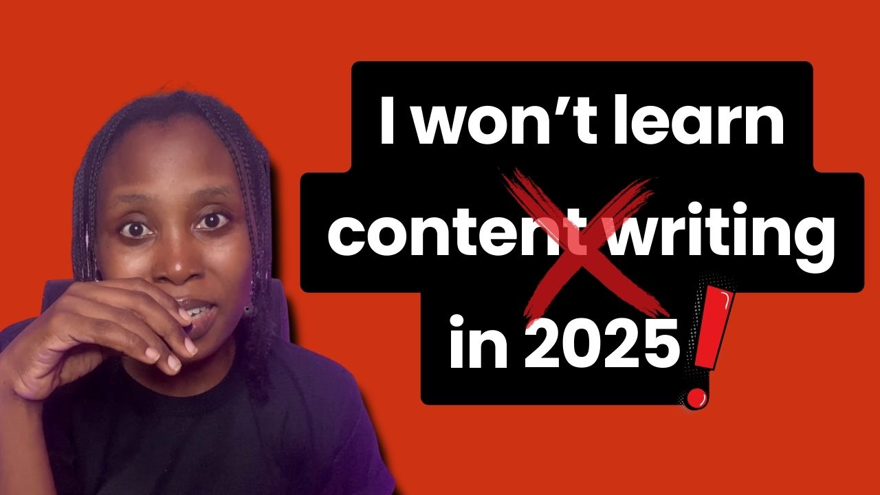 why I won't learn content writing